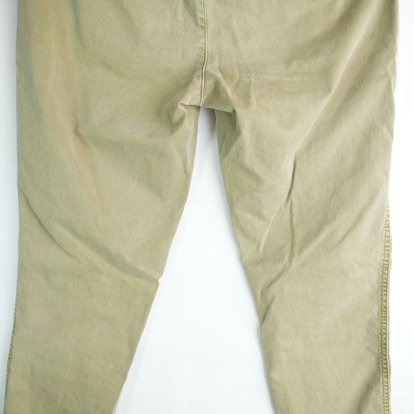 Gap Women's Sz 4 Mid-Rise Light Green Stretch Skinny Casual Button Closure Pants - Picture 7 of 12